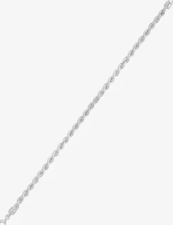 Bracelet Bracelet chaîne corde 4 mm argent 925‰ rhodié SO OR