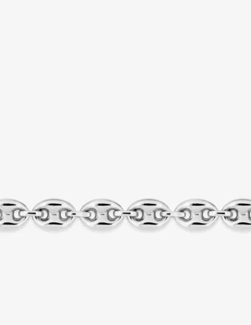 Bracelet Bracelet chaîne en argent 925‰ rhodié grain de café SO OR