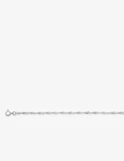 Bracelet Bracelet chaîne Singapour 2 mm argent 925‰ rhodié SO OR