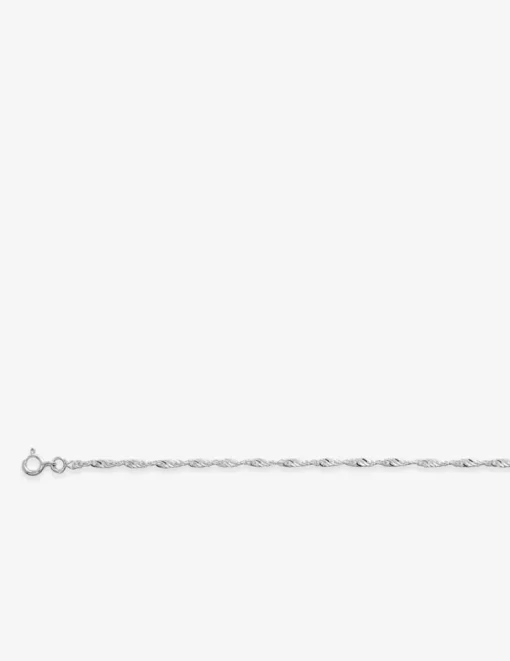 Bracelet Bracelet chaîne Singapour 2 mm argent 925‰ rhodié SO OR