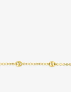 Bracelet Bracelet en plaqué or souple motifs répétitifs maille forçat et grain de café SO OR