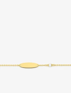 Bracelet Bracelet gourmette en plaqué or gamme identité personnalisable SO OR