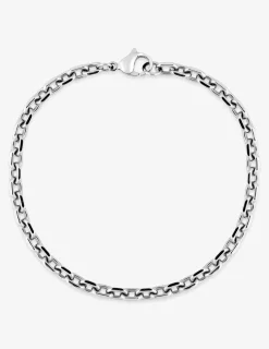 Bracelet Bracelet maille forçat diamanté acier SO OR