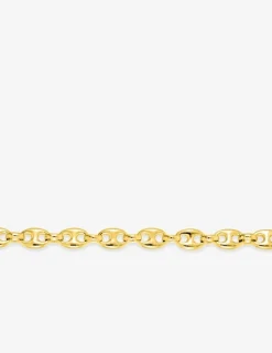 Bracelet Bracelet maille grain de café 5 mm plaqué or SO OR