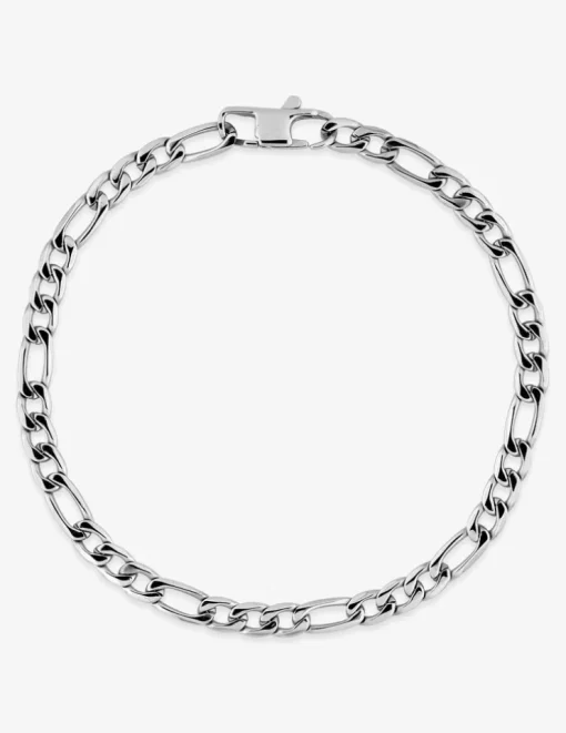 Bracelet Bracelet maille alternée 1+3 4,5 mm acier SO OR