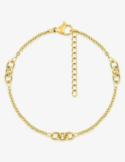 Bracelet Bracelet maille forçat acier doré SO OR