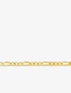 Bracelet Bracelet maille alternée 1+3 4 mm plaqué or SO OR