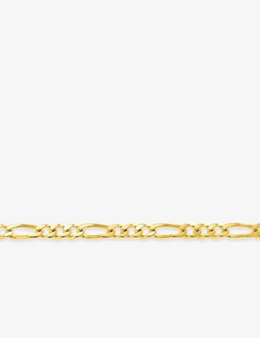Bracelet Bracelet maille alternée 1+3 4 mm plaqué or SO OR