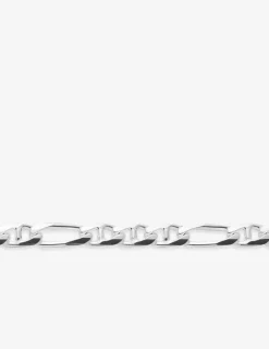 Bracelet Bracelet maille marine alternée 1+3 argent 925‰ rhodié 7,5 mm SO OR