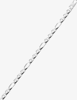 Bracelet Bracelet maille marine alternée 1+3 argent 925‰ rhodié 7,5 mm SO OR