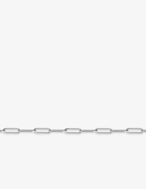 Bracelet Bracelet maille forçat rectangle 3 mm acier SO OR