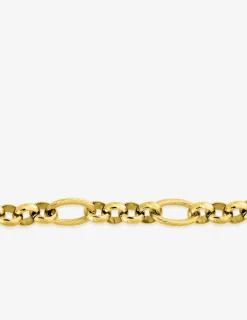 Bracelet Bracelet maille jaseron acier doré SO OR