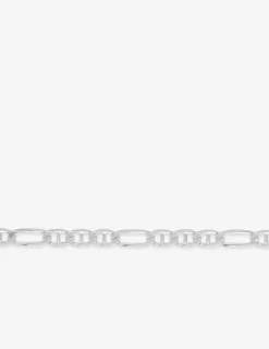 Bracelet Bracelet maille marine alternée 1+3 argent 925‰ rhodié 5 mm SO OR