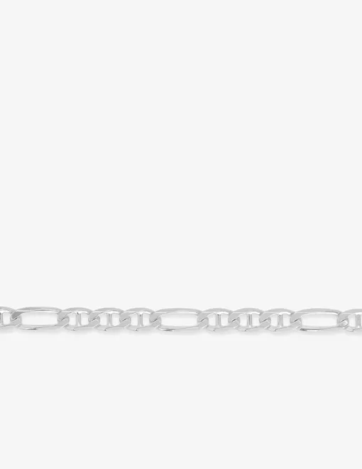Bracelet Bracelet maille marine alternée 1+3 argent 925‰ rhodié 5 mm SO OR