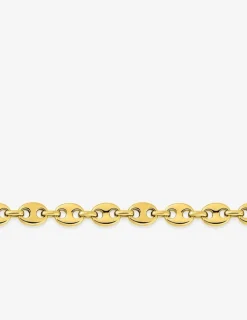 Bracelet Bracelet maille grain de café en acier doré SO OR