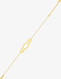 Bracelet Bracelet plaqué or souple ovale fantaisie SO OR