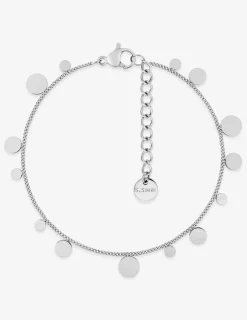 Bracelet breloques jeton acier SO OR