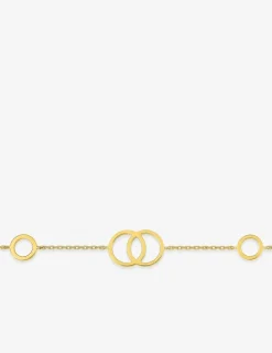 Bracelet cercles plaqué or SO OR