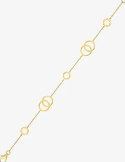 Bracelet cercles plaqué or SO OR
