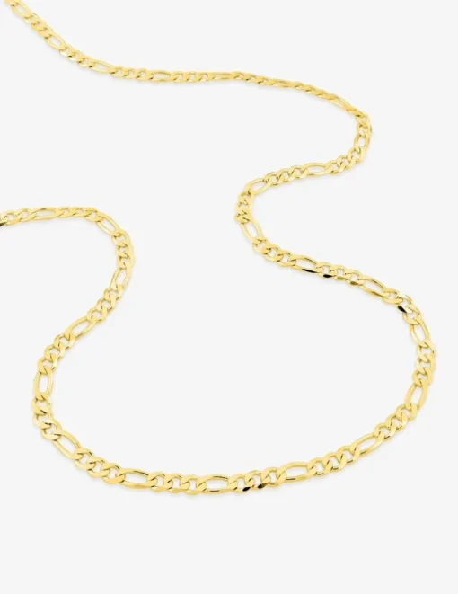 Bracelet Chaine alternée 1+3 en or jaune 375 ‰ 4 mm de largeur SO OR