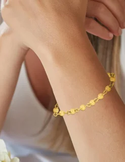 Bracelet Chaîne boules en or jaune 375 ‰ SO OR