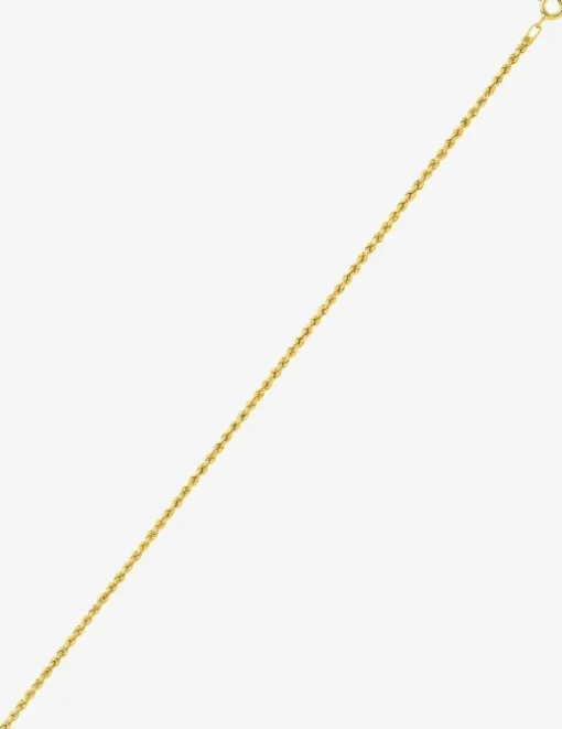 Bracelet Chaîne corde en or jaune 375 ‰ SO OR