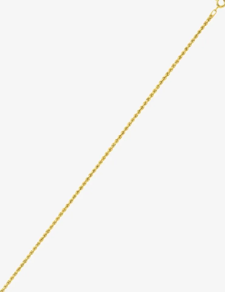 Bracelet Chaîne corde en or jaune 375 ‰ SO OR