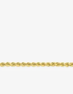 Bracelet Chaîne corde en or jaune 375 ‰ SO OR