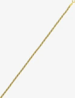 Bracelet Chaîne corde et Vénitienne en or jaune et blanc 375 ‰ SO OR