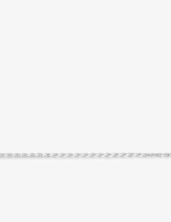Bracelet Chaîne de cheville Singapour argent rhodié 925 ‰ 1 mm SO OR