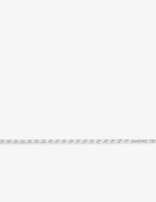 Bracelet Chaîne de cheville Singapour argent rhodié 925 ‰ 1 mm SO OR