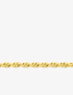 Bracelet Chaîne forçat en or jaune 375 ‰ SO OR