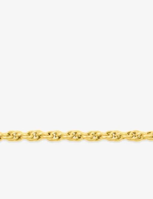 Bracelet Chaîne forçat en or jaune 375 ‰ SO OR