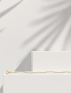 Bracelet Chaîne Gourmette en or jaune 375 ‰ SO OR