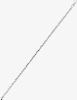 Bracelet Chaîne haricot en or blanc 375 ‰ SO OR