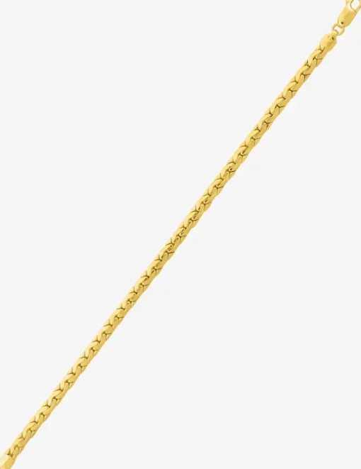 Bracelet Chaîne haricot en or jaune 375 ‰ SO OR