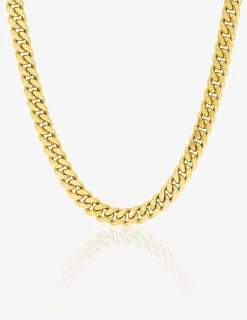 Bracelet Chaîne maille gourmette diamantée en or jaune 750‰ SO OR