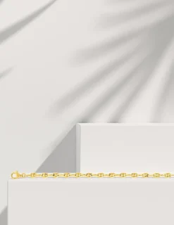 Bracelet Chaîne marine en or jaune 375 ‰ SO OR