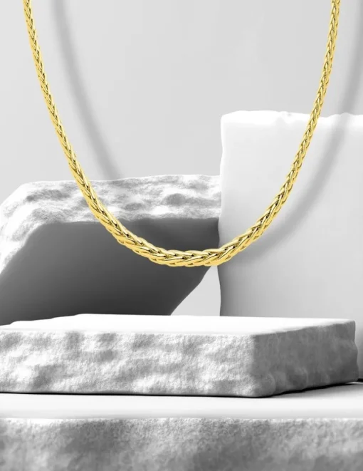 Bracelet Chaîne palmier en or jaune 375 ‰ SO OR
