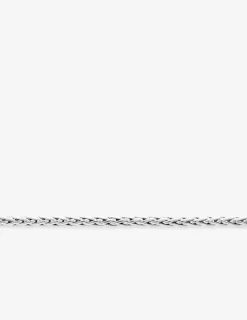 Bracelet Chaîne palmier en or blanc 375 ‰ SO OR