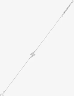 Bracelet éclair argent 925‰ rhodié et oxydes de zirconium SO OR