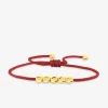 Bracelet cordon acier doré fantaisie SO OR