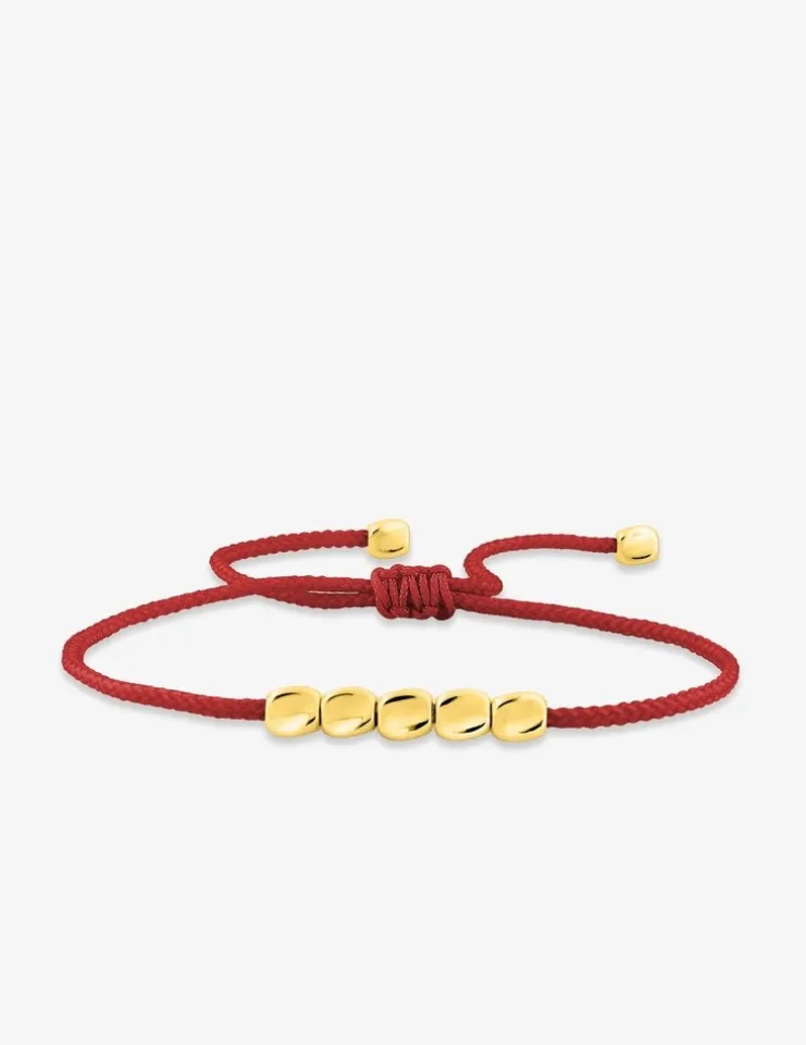 Bracelet cordon acier doré fantaisie SO OR