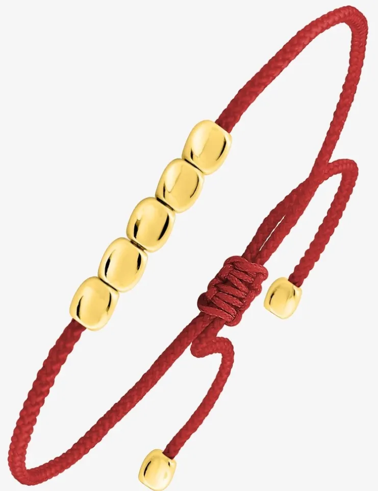 Bracelet cordon acier doré fantaisie SO OR