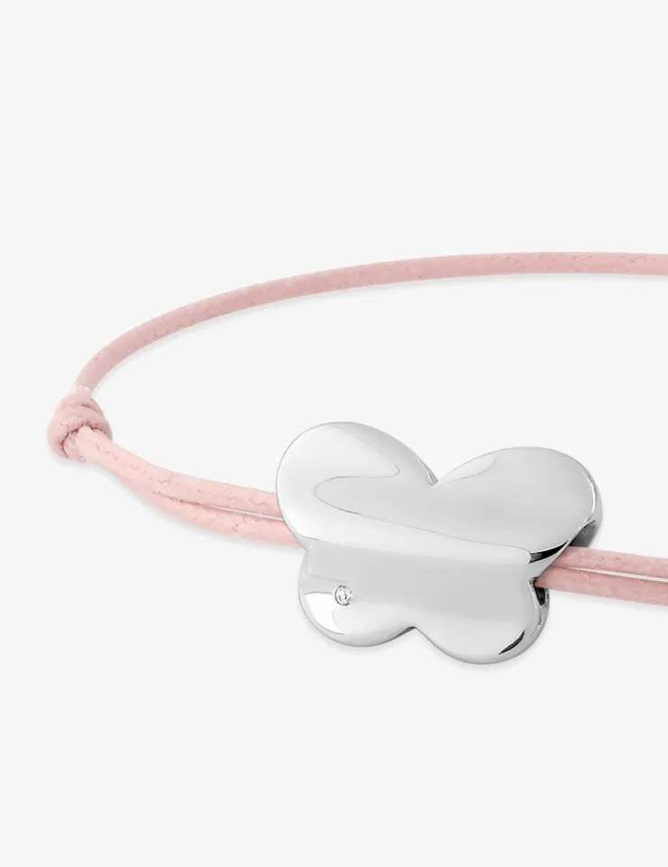 Bracelet cordon rose SO OR