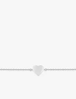 Bracelet cœur en argent 925‰ rhodié SO OR