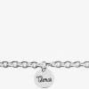 Bracelet en argent 925 ‰ rhodié avec jeton à graver SO OR