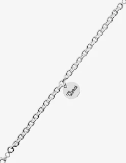 Bracelet en argent 925 ‰ rhodié avec jeton à graver SO OR