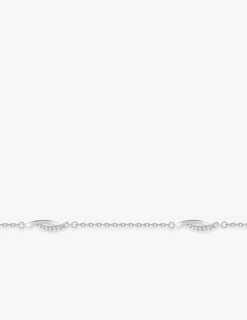 Bracelet en argent 925 ‰ rhodié et oxydes de zirconium SO OR