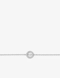 Bracelet en argent 925 ‰ rhodié et oxydes de zirconium 18 cm SO OR